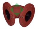 ductile iron AWWA C110 90° flanged bend